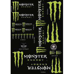 Monster Energy Drink autocollant RC