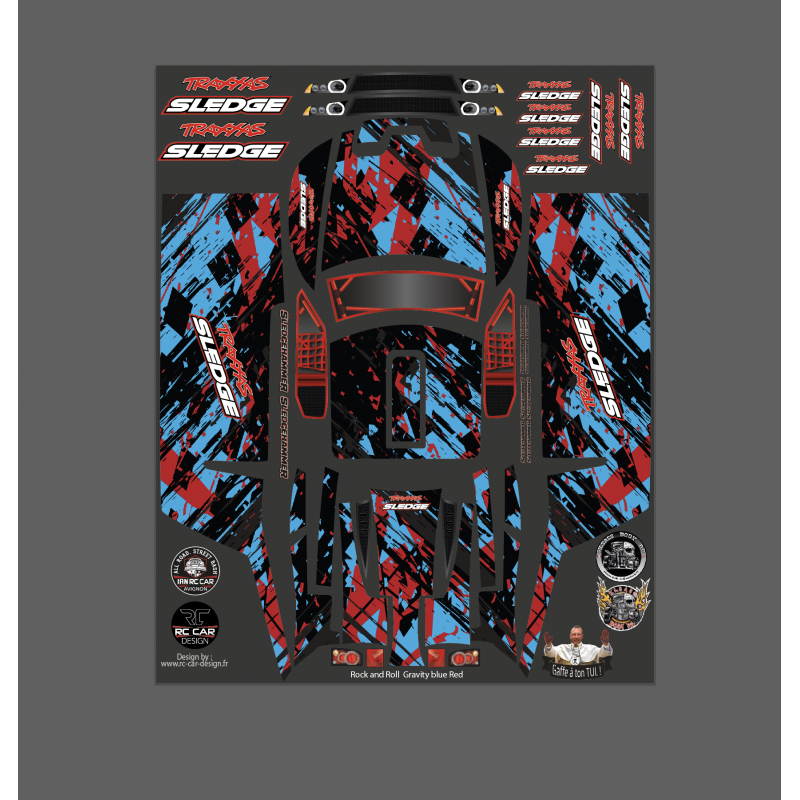 Rock and Roll Gravity blue Red