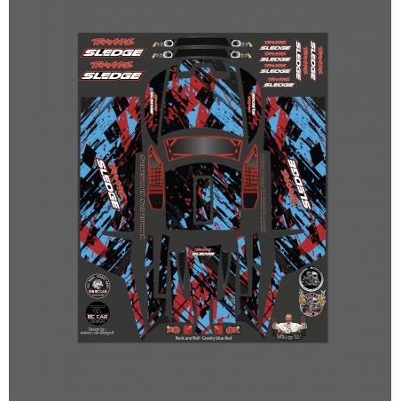 Rock and Roll Gravity blue Red