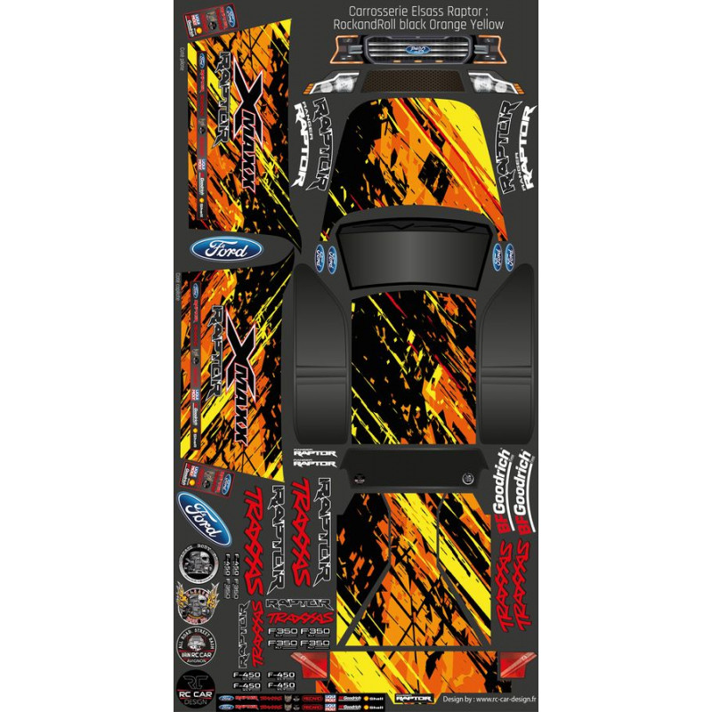 rockandroll black orange yellow